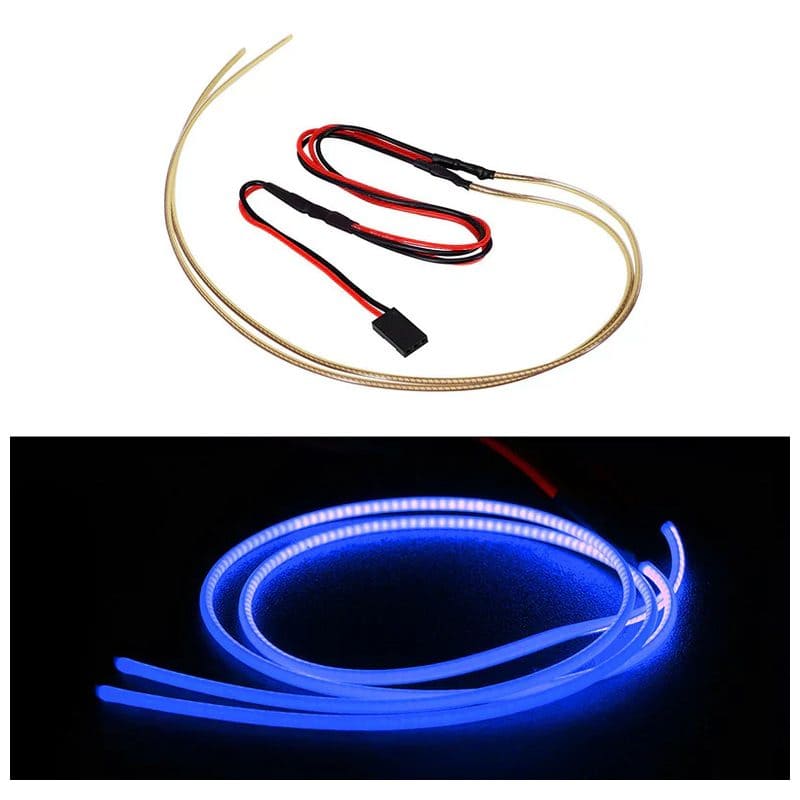Powerhobby Flexible Cuttable LED Strip Lights 1/24 1/28 SCX24 Blue PHB7375BLUE