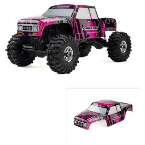 Pro-Line Limited Edition Pre-Cut/Pre-Painted Coyote High Performance Pink Fury Body: Axial SCX30 1/14
