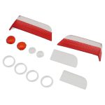 24K RC Technology 1/10 BMW GR Works E36 M3 Light Lens Set (Front/Rear) (Miniature Scale Drift Accessory)