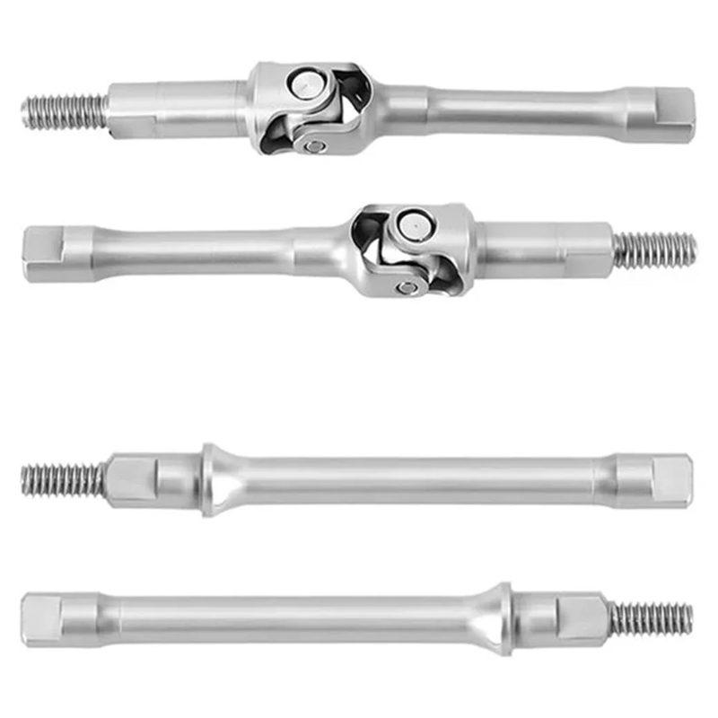 Injora Axial SCX30 Stainless Steel Front CVD & Rear Axle Shafts Set INJSCX30-13FR