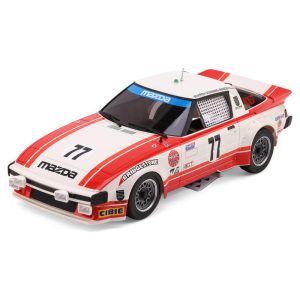 Kyosho Mini-Z ASC MR-04-RM Mazda Savanna RX-7 1979 Daytona No.77 Pre-Painted Body White/Red