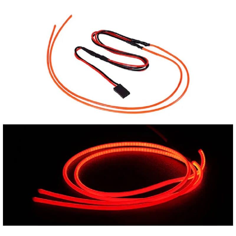 Powerhobby Flexible Cuttable LED Strip Lights, 1/24, 1/28, SCX24 (Red) PHB7375RED