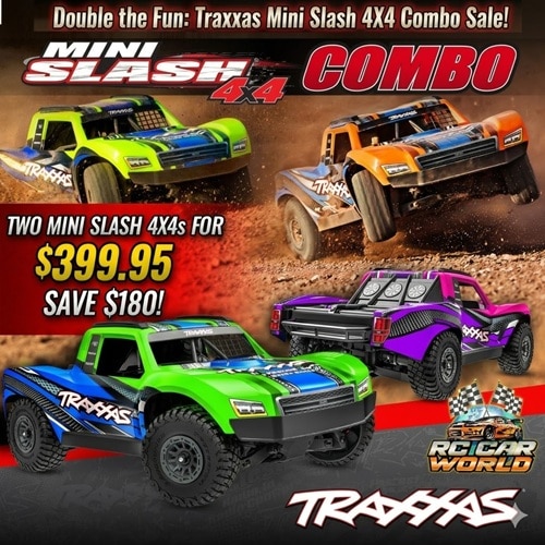 Double the Fun: Traxxas Mini Slash 4X4 Combo Sale!