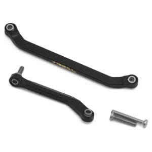 Treal Hobby Axial SCX30 Brass Steering Links Set (Black)
