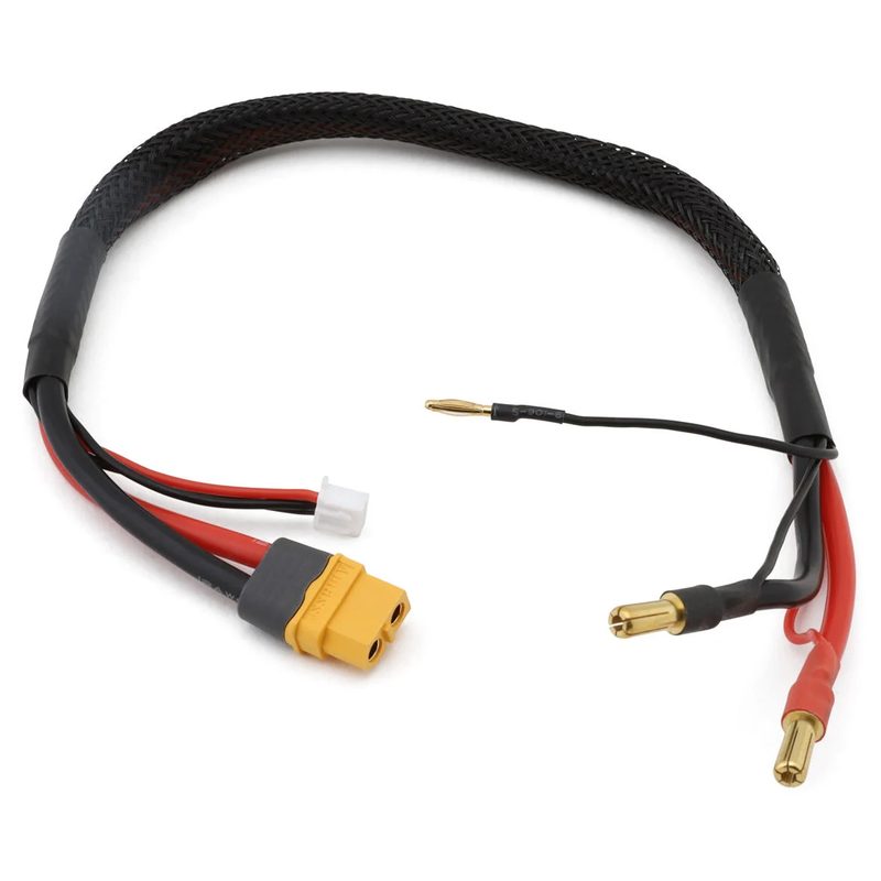 Yeah Racing 2S LiPo XT60 Charge Lead (Female XT60 to 5mm Bullets) w/3-Pin JST-XH Balance Plug YEA-WPT-0151