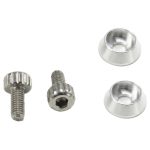 LUNSFORD 3x7mm Short Fat Boy Titanium Motor Screws (2) LNS7901