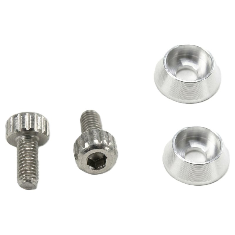 LUNSFORD 3x7mm Short Fat Boy Titanium Motor Screws (2) LNS7901