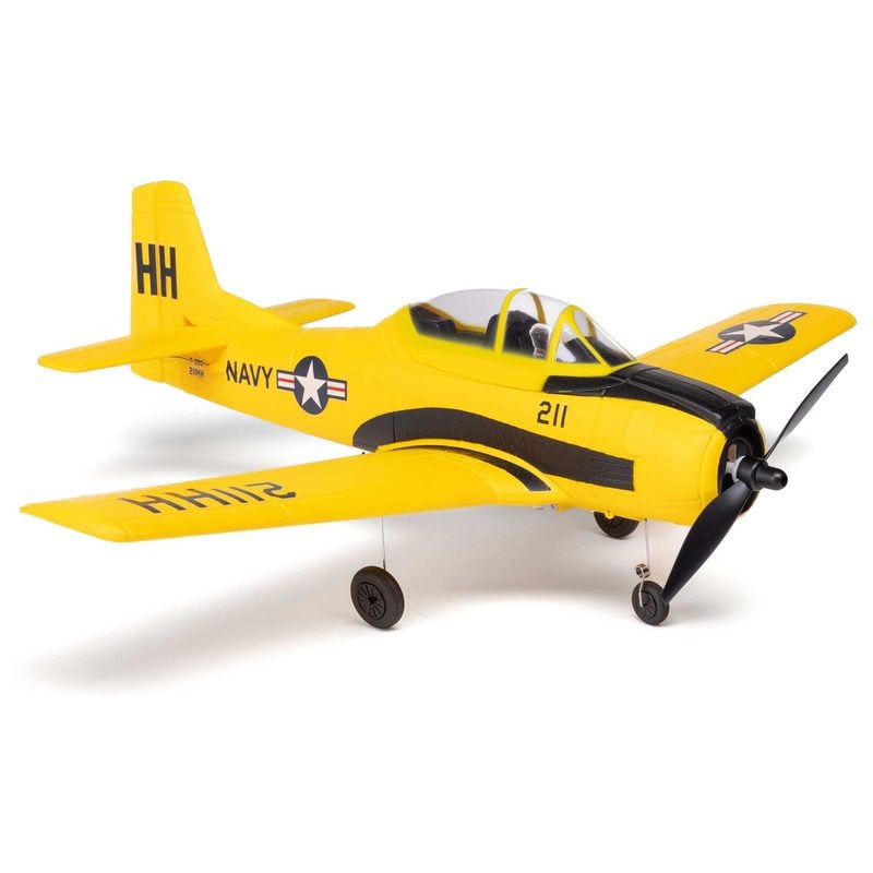 HobbyZone T-28 Trojan 450mm RTF with SAFE with 2 Flight Batteries HBZ-1228