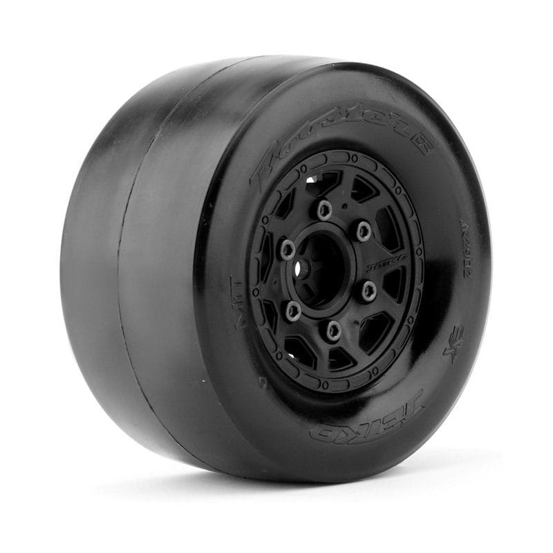 Jetko 2.2x3.0 Rear Belted Drag Tires Mounted (2) Ultra Soft 1/2 Offset JKO2902CBUSGBB2
