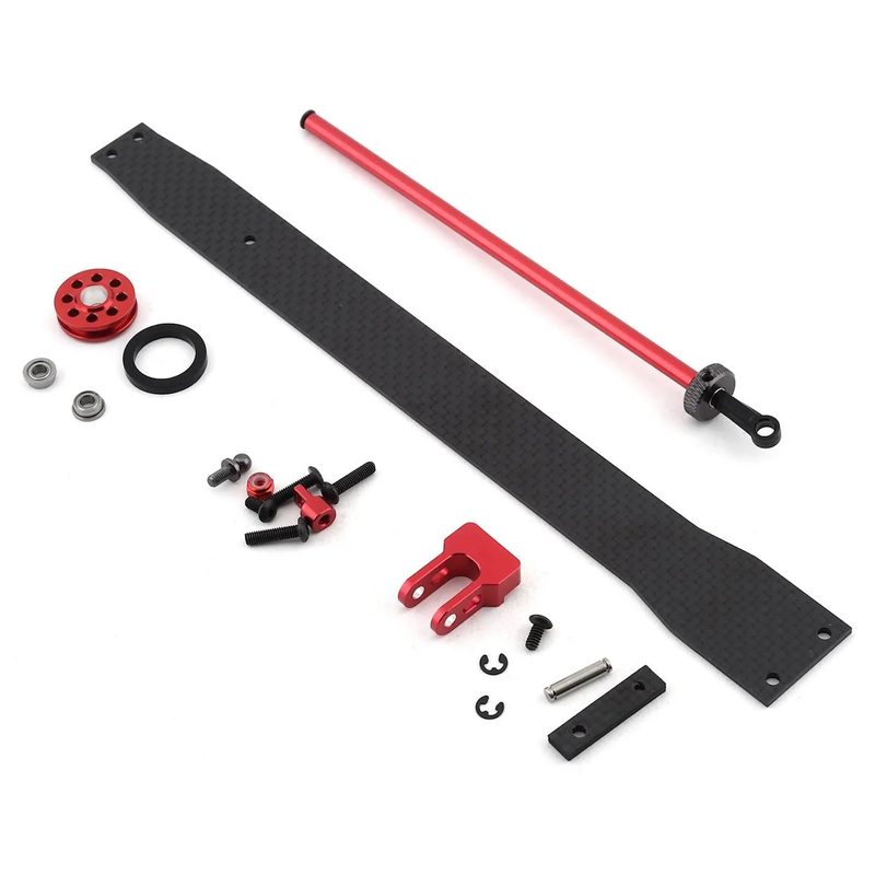 DragRace Concepts Drag Pak Flat Wheelie Bar (Red) DRC-350