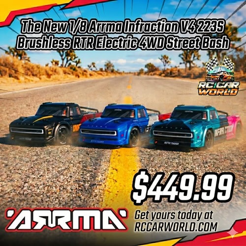 Arrma Infraction 223S: The New Era of 3S Street Bashing