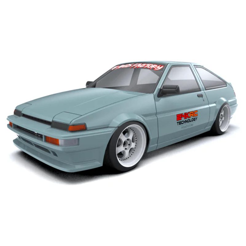 taf14000 24K RC Technology 1/10 Toyota AE86 Trueno Drift 257mm Wheelbase Body (Clear)
