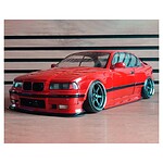 24K RC Technology 1/10 BMW GR Works E36 M3 Drift 260mm Wheelbase Body (Clear)