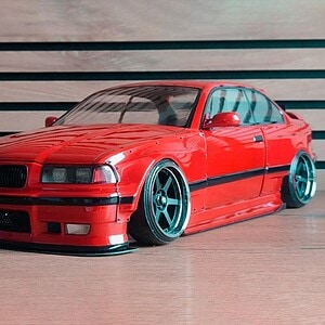 24K RC Technology 1/10 BMW GR Works E36 M3 Drift 260mm Wheelbase Body (Clear)