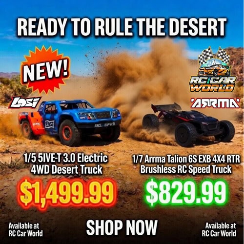Massive Scale, Extreme Speed: Losi 5IVE-TE 3.0 + Arrma Talion 6S EXB 1 Massive Scale, Extreme Speed: Losi 5IVE-TE 3.0 + Arrma Talion 6S EXB