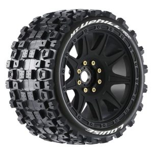 Louise RC MT-Uphill Speed 1/8 Monster Truck Tires 0 & 1/2 Offset 17mm Black L-T3354SB