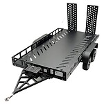 1/10 Scale Full Metal Trailer with LED Lights (Titanium)