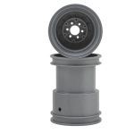 JConcepts Tribute 2.6x3.6" Monster Truck Wheel Silver (2) JCO3377S