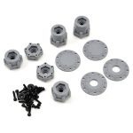JConcepts Tribute 2.6x3.6" Monster Truck Wheel Silver (2) JCO3377S