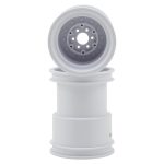 JConcepts Tribute 2.6 x 3.6" Monster Truck Wheel (White) (2)