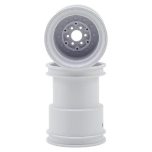 JConcepts Tribute 2.6 x 3.6" Monster Truck Wheel (White) (2)