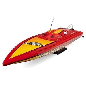 Sonicwake 36" V3 Self-Righting V-Hull Boat RTR Red Hull