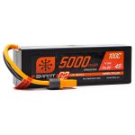 Spektrum 14.8V 5000mAh 4S 100C Smart G2 Hardcase LiPo Battery: IC5, SPMX54S100H5