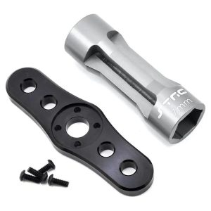 CNC Machined Aluminum 17mm 1/8th Hex Wheel Nut Wrench STRA17BKS