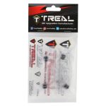 Treal Hobby Extended Brass Wheel Hub Hex for Traxxas TRX-4M Black TLHTTRX-4M-02
