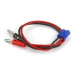 E-flite Charge Lead: EC3 Device, 12in Wire and Jacks, 16 AWG