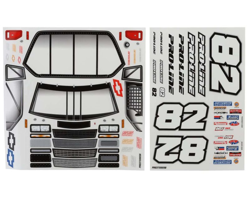Pro-Line 1/12 1986 Chevy Monte Carlo Body (Clear)