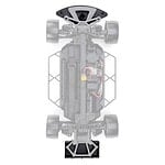 Pro-Line Racing Fuel Cell and Splitter/Diffuser Delete Kit: Losi NASCAR PRO648600