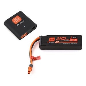 Spektrum Accessories Smart Powerstage Air Bundle: 2200mAh 3S G2 LiPo Battery / S120 Charger