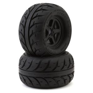 UpGrade RC Street Radials 2.8" Pre-Mounted On-Road Tires w/5-Star Wheels (2)