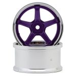 LAB Work Emotion T5R 1/10 2-Piece Concave Drift Wheels (Candy Purple) (2) - LWH-LW-0708CP