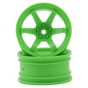 MST TE37 1/10 High Traction Drift Wheels (Green) (2) (7mm Offset) - MXS-832302G