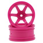 mxs-832302hp.jpg MST TE37 1/10 High Traction Drift Wheels (Hot Pink) (2) (7mm Offset) - MXS-832302HP