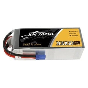 Tattu G-Tech 6S 10000mAh 30C 22.2V Lipo Battery Pack with EC5 Plug for UAV Drone 6S10000-1005