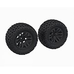 Arrma DBOOTS FORTRESS MT Tire Set Glued (Black) (2pcs) ARA-1608