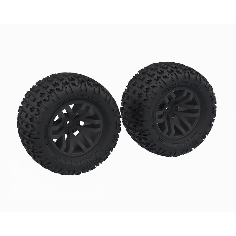 ARA-1608.jpg Arrma DBOOTS FORTRESS MT Tire Set Glued (Black) (2pcs) ARA-1608