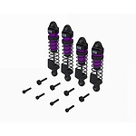 Arrma Shock Set, F/R Assembled,700cSt Oil (Purple) (4Pcs) - Mini