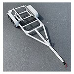 Bold RC 5100 1/10 Scale Fully Adjustable Metal Boat Trailer with LED Lights White BOL5100