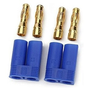 E-Flite EC5 Male Device Connector 2-Pk EFLAEC501