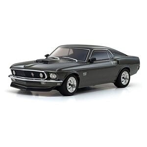 Kyosho Fazer Mk2 1969 Ford Mustang Boss 429 Electric 4WD 1/10 RTR Touring Car Black Jade