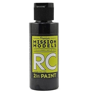 Mission Models RC Black Acrylic Lexan Body Airbrush Paint (2oz) MMRC-002