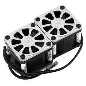 PowerHobby Twister Twin / Dual 40mm 1/8 1/5 Motor Cooling Fan PHF116-Silver