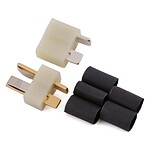 WS Deans High Temp Ultra Plug (12~16AWG) (1 Male/1 Female) PN1320