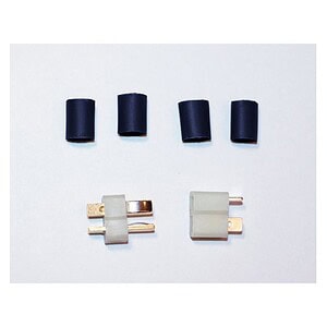 WS Deans White HW High Temp Ultra Plug for 10-12 Gauge Wire 2-Pk PN1323