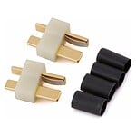 WS Deans White HW High Temp Ultra Plug Male for 10-12 Gauge Wire 2-pk PN1324