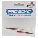 Pro Boat XH-1S Mini 7.2V Male/Female Connector Set PRB0103